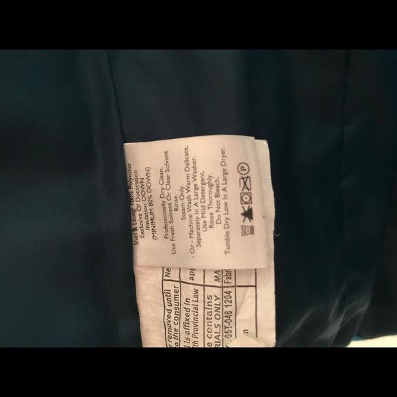 Eddie Bauer Turquoise Down Vest - Picture 8 of 10